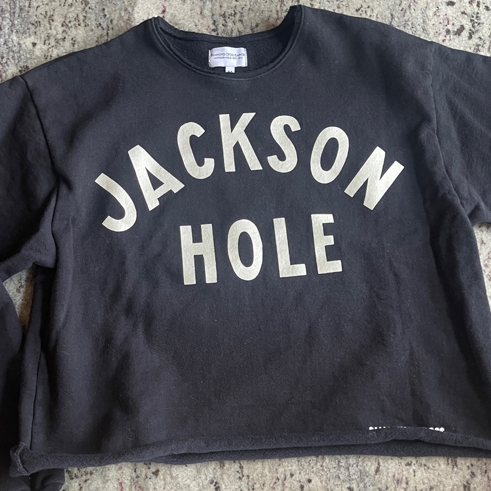Diamond Cross Ranch Jackson Hole Sweatshirt Custom! - Picture 4 of 4
